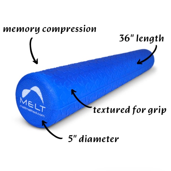 MELT Method Soft Foam Low Density Roller (36” Long 5” Wide) Full Body Roller - Picture 5 of 5
